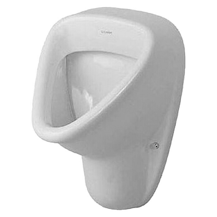 Duravit Urinal KatjaUnbeschichtet, Zulauf: Hinten, Absaugspülung, Farbe: Weiß Front View