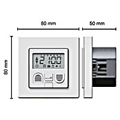 Schellenberg Zeitschaltuhr Plus (80 x 80 x 50 mm, Weiß, Unterputz)