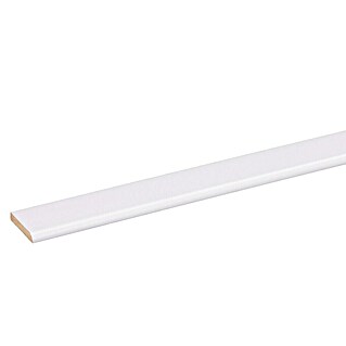 Plakplint Wit (Wit, l x b x h: 240 cm x 26 mm x 4 mm)