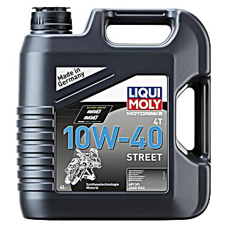 Liqui Moly Aceite para motor Motorbike 4T 10W-40 Street (10W-40, 4 l)