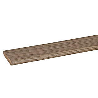 Plakplint Eiken Donker Grijs (Eiken Donker Grijs, l x b x h: 240 cm x 26 mm x 4 mm)