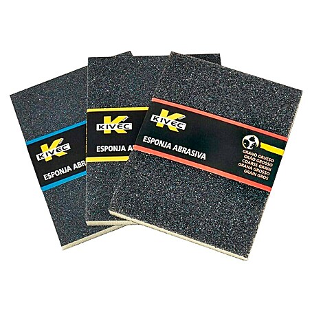 Taco de lijado KV-EFINO (L x An x Al: 12,5 x 10 x 1,2 cm)