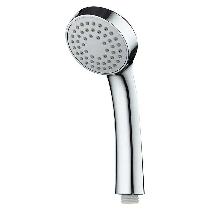 Mixomat Handbrause Viktoria - Anzahl Funktionen: 1 Stk., Chrom - Hochglanz-verchromter Duschkopf mit weißer Brausefläche und den Wasserdüsen für ein angenehmes Duscherlebnis.