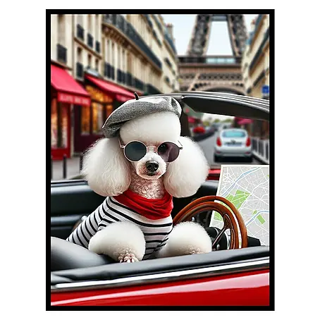 Cuadro City Caniche