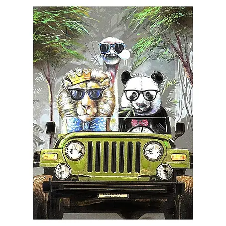 Cuadro Crazy Safari