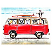 Cuadro Crazy Familia Furgoneta (Crazy Familia Furgoneta, An x Al: 80 x 60 cm, 1 pzs.) | BAUHAUS