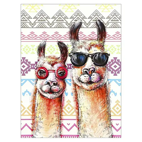 Cuadro Tropical Llamas