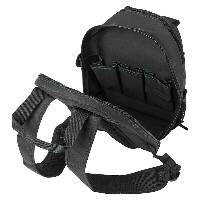 Wisent Mochila para herramientas BASTB4 (No incluye herramientas, Negro) | BAUHAUS