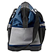 Wisent Bolsa para herramientas BASTB2 (No incluye herramientas, Azul/Negro/Gris, Suelo de plástico resistente a los impactos) | BAUHAUS