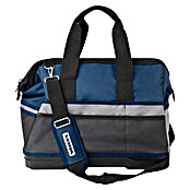 Wisent Bolsa para herramientas BASTB2 (No incluye herramientas, Azul/Negro/Gris, Suelo de plástico resistente a los impactos) | BAUHAUS