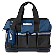 Wisent Bolsa para herramientas BASTB2 (No incluye herramientas, Azul/Negro/Gris, Suelo de plástico resistente a los impactos) | BAUHAUS
