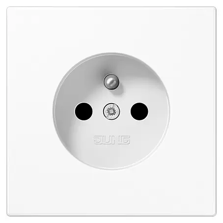 Jung  Steckdose mit Rahmen LS 1520 KI WW