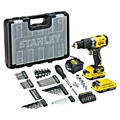 Stanley FatMax Taladro atornillador percutor de batería SFMCD715 + 100 accesorios (18 V, 2 baterías, 2 Ah, 60 Nm) | BAUHAUS