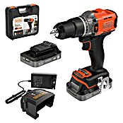 Black+Decker Taladro atornillador percutor de batería BCD383D2XK (18 V, 2 baterías, 2 Ah, 45 Nm) | BAUHAUS