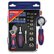Set de puntas y carracas Workpro (38 pzs.) | BAUHAUS