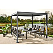 Sunfun Gartenmöbel-Set Maja/Milos (8 -tlg., Night-Grey, Ausziehbar) | BAUHAUS