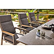 Sunfun Maja Garten-Positionssessel Deluxe (Aluminium/Textil, Rückenlehne verstellbar, Anthrazit, B x T x H: 60 x 78 x 105 cm) | BAUHAUS