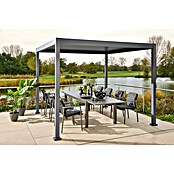 Sunfun Milos Paviljon z lamelami  (Š x G: 294 x 294 cm, Barva ogrodja: Antracit, Aluminij) | 8298 - Gartenzelte/Pavillons | ICFA - Sonnenschutz | ICF - Sonnenschutz | IC - Freizeit im Garten | I - Stadtgarten | BAUHAUS