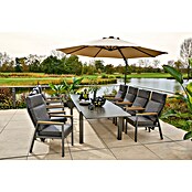 Sunfun Gartenmöbel-Set Maja/Capri (10 -tlg., Night-Grey/Greige, Ausziehbar) | BAUHAUS
