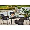 Sunfun Solo Gartentisch rund (Ø x H: 120 x 74 cm, Aluminium, Sintered Stone, Night-Grey) | BAUHAUS
