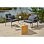 Sunfun Solo Rope Loungesessel Rope (B x T x H: 69,5 x 74 x 72 cm, Aluminium, Kunststoff, Night-Grey) | BAUHAUS
