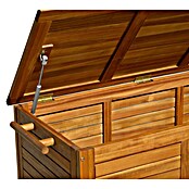 Baúl para jardín Amira (L x An x Al: 124 x 55,5 x 66 cm, Natural, Madera) | BAUHAUS