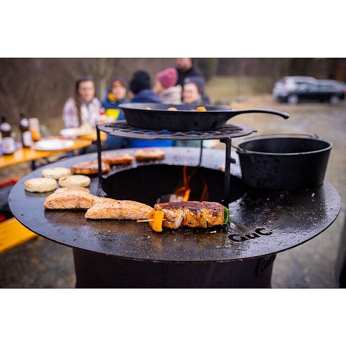 Grillplatte 80 (Durchmesser: 82 cm, Stahl, Anthrazit) | BAUHAUS