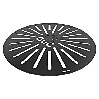 Grillplatte Dutch Oven Einsatz (Durchmesser: 55 cm, Stahl, Anthrazit)