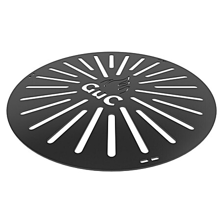 Grillplatte Dutch Oven Einsatz (Durchmesser: 55 cm, Stahl, Anthrazit)