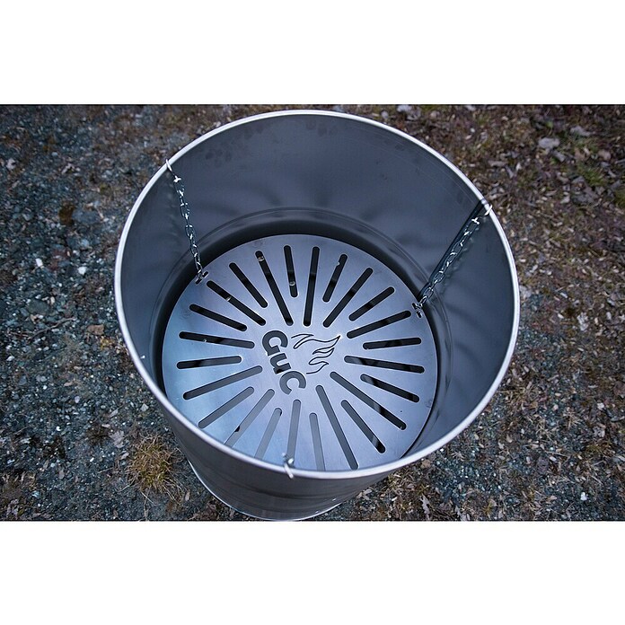 Grillplatte Dutch Oven Einsatz (Durchmesser: 55 cm, Stahl, Anthrazit) | BAUHAUS