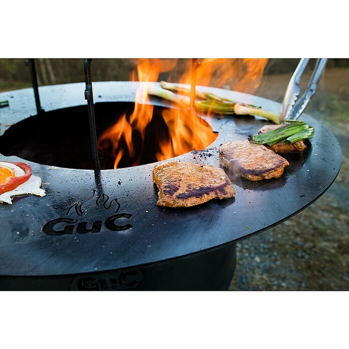Grillplatte 80 (Durchmesser: 82 cm, Stahl, Anthrazit) | BAUHAUS