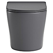 Wand-WC-Set Nakia (Spülrandlos, Ohne Spezialglasur, Spülform: Tief, WC Abgang: Waagerecht, Grau) | BAUHAUS