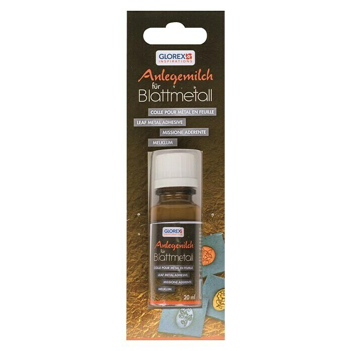 Glorex Anlegemilch20 ml, Materialeignung: Metall Front View