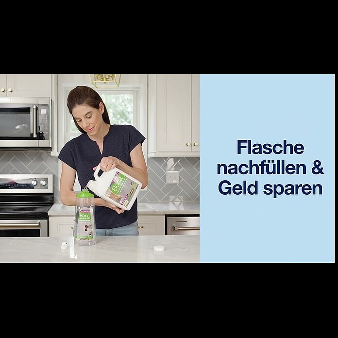 Bona Fliesen- & Laminatreiniger für Hartböden (1 050 ml, Kartusche) | BAUHAUS