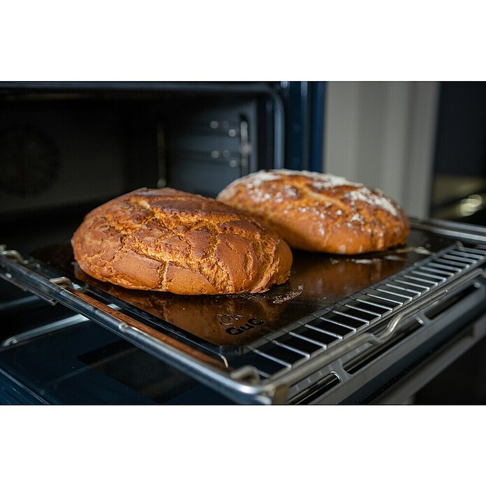 Grillplatte Backstahl (L x B: 38 x 33 cm, Stärke: 6 mm, Stahl, Anthrazit) | BAUHAUS