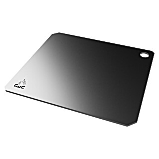 Grillplatte Backstahl (L x B: 38 x 33 cm, Stärke: 6 mm, Stahl, Anthrazit)