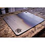 Grillplatte Backstahl (L x B: 38 x 33 cm, Stärke: 6 mm, Stahl, Anthrazit) | BAUHAUS