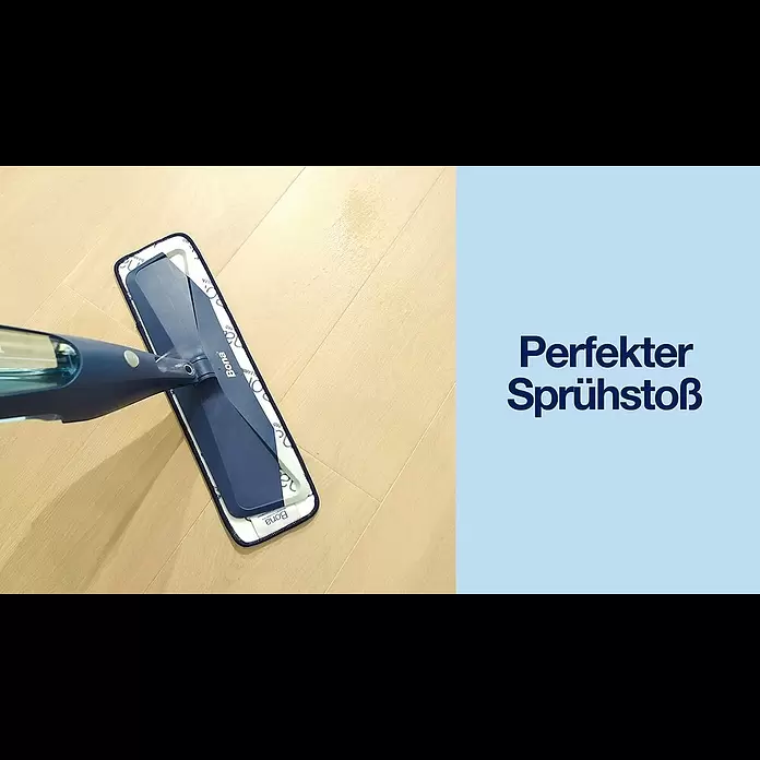 Bona Spray Mop Premium für Holzfußböden - Mikrofaser, 1 x Bona Spray Mop, 1 x Bona Spray Mop Refiller (Kartusche), 1 x Bona Mikrofaser-Reinigungspad - SprayMopWood DE