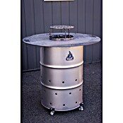 Grillplatte Aufsatz 100 (Passend für: Grillplatte 100, Ø x H: 30 x 16 cm, Stahl, Anthrazit) | BAUHAUS