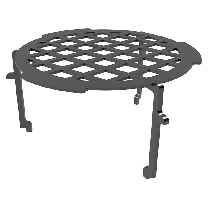 Grillplatte Aufsatz 100 (Passend für: Grillplatte 100, Ø x H: 30 x 16 cm, Stahl, Anthrazit) | BAUHAUS