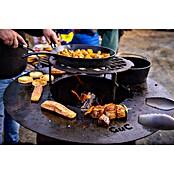 Grillplatte Aufsatz 60 (Durchmesser: 30 cm, Höhe: 16 cm, Stahl, Anthrazit) | BAUHAUS