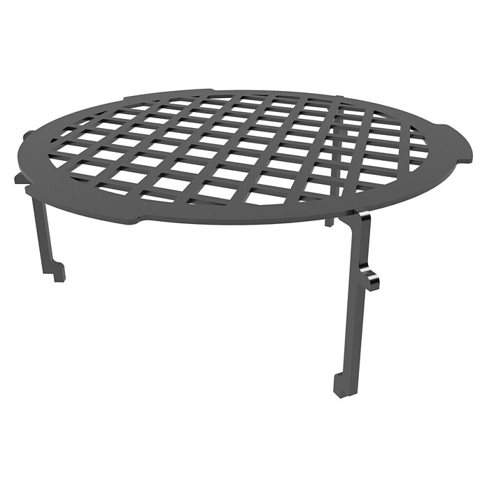 Grillplatte Aufsatz 60 (Durchmesser: 30 cm, Höhe: 16 cm, Stahl, Anthrazit) | BAUHAUS