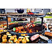 Grillaufsatz Würstelsaver (Passend für: Grillplatte 80, Durchmesser: 43 cm, Stahl, Anthrazit) | BAUHAUS