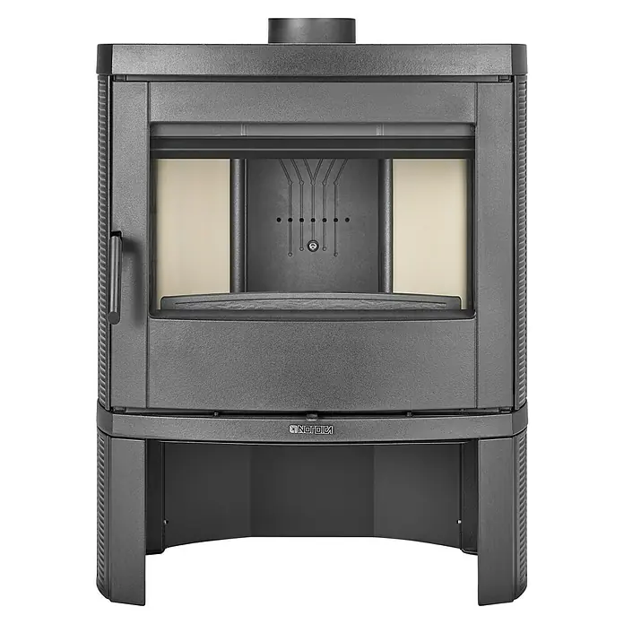 La Nordica Kaminofen Jennifer - 7,5 kW, Raumheizvermögen: 215 m³, Material Verkleidung: Stahl, Schwarz - Elegantes Standgerät La Nordica mit stilvollem Design und effizienter Heizleistung, ideal für gemütliche Wohnräume.