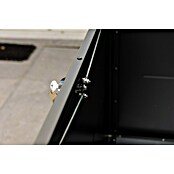 Telluria Gartenbox Nevio 180 (L x B x H: 185 x 85 x 85 cm, Stahl, Anthrazit) | BAUHAUS