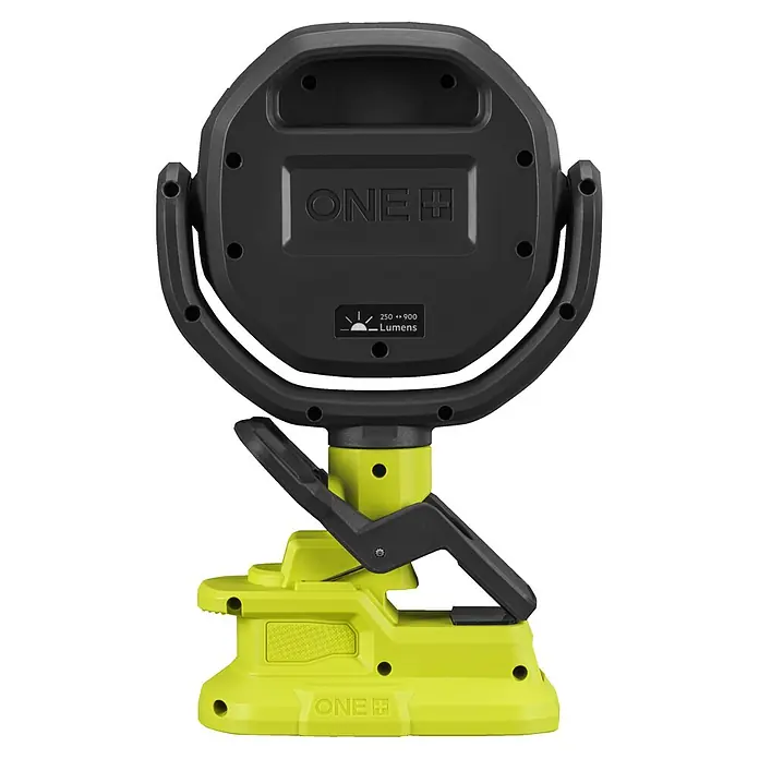Ryobi ONE+ LED-Akkustrahler RLCL18-0 - 18 V, Ohne Akku, 800 lm - Ryobi ONE+ Akku-Arbeitsleuchte mit 250 oder 900 Lumen. Die Leuchte ist schwenkbar und hat einen stabilen Standfuß.