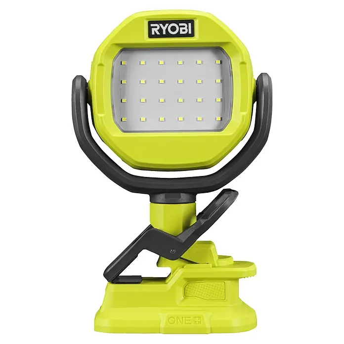 Ryobi ONE+ LED-Akkustrahler RLCL18-0 - 18 V, Ohne Akku, 800 lm - Ryobi ONE+ Akku-Arbeitsleuchte mit LED-Panel und verstellbarem Standfuß für flexible Ausleuchtung von Arbeitsbereichen.
