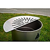 Grillplatte halber Mond (Passend für: Jede Feuerschale, L x B: 82 x 42 cm, Stahl, Anthrazit) | BAUHAUS