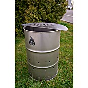 Grillplatte halber Mond (Passend für: Jede Feuerschale, L x B: 82 x 42 cm, Stahl, Anthrazit) | BAUHAUS