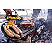 Grillplatte halber Mond (Passend für: Jede Feuerschale, L x B: 82 x 42 cm, Stahl, Anthrazit) | BAUHAUS